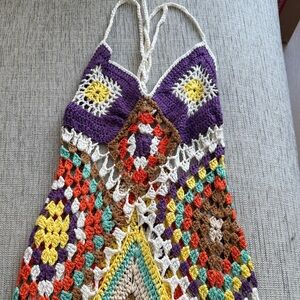 Colorful Crochet adults One Piece